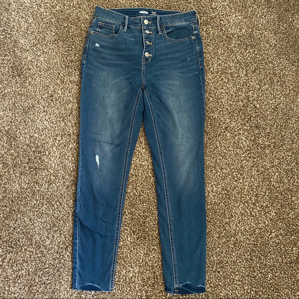 Old Navy Rockstar Super Skinny High Rise Jeans 8